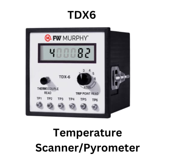  TDX6 Temperature Scanner/Pyrometer by FW Murphy, showcasing advanced temperature measurement technology